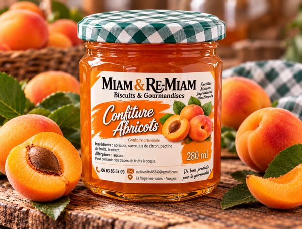 Confiture Abricot – Pot 280 ml