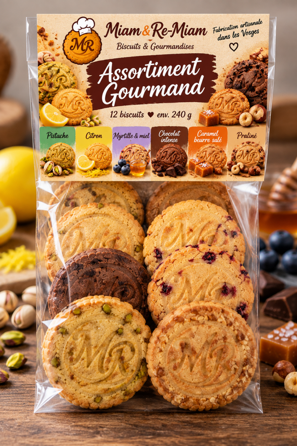 Assortiment Découverte – 12 biscuits