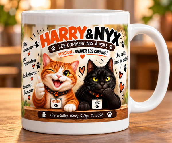 Mug Harry & Nyx – Solidaire