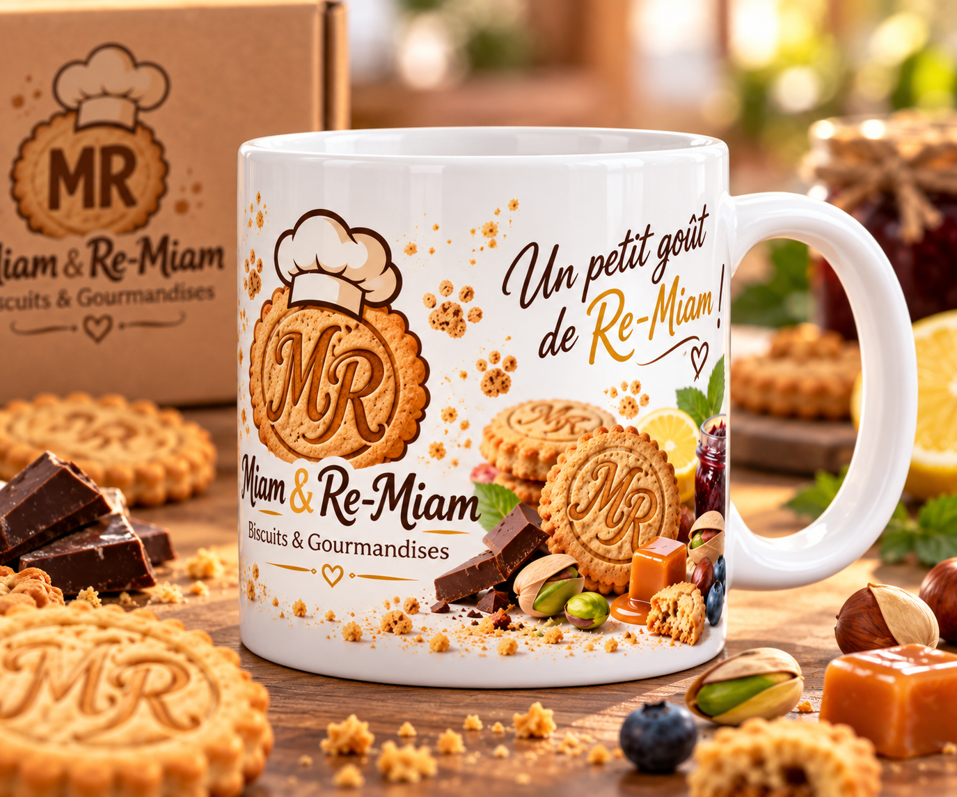 Mug Miam & Re-Miam – Un petit goût de Re-Miam !  Prix : 12,00 €