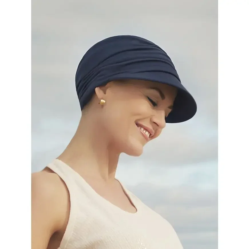 Bella sun cap met UPF 50+ met zonbescherming | Donkerblauw