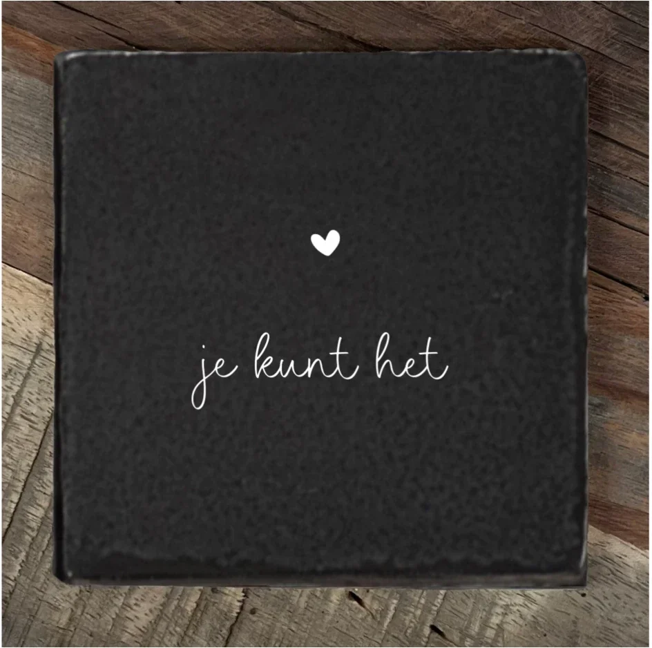 Tegeltje je kunt het