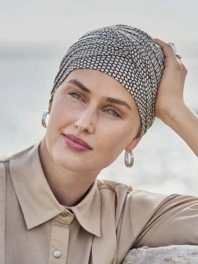 HocShanti Turban | Beige Snake