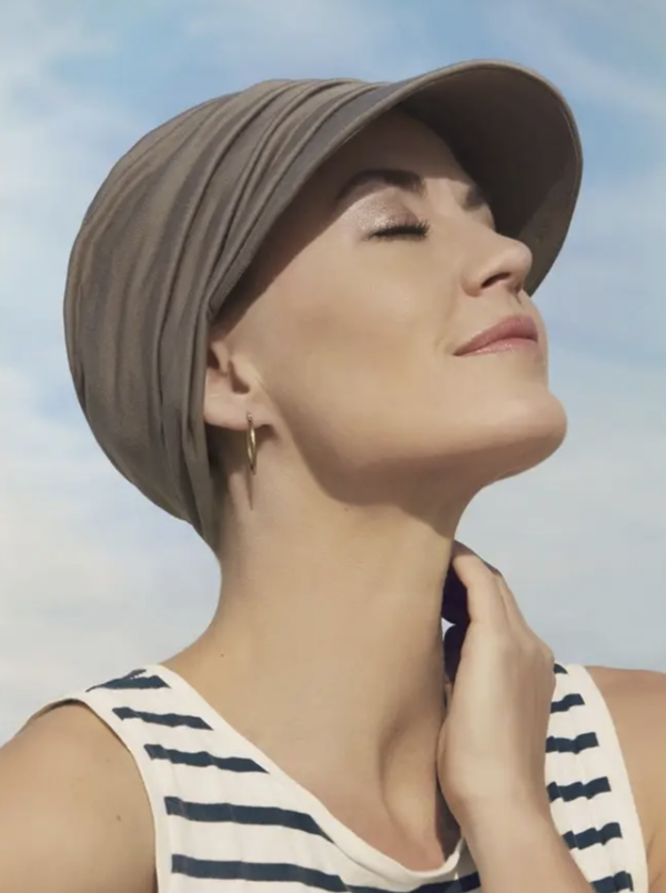 Bella Sun Cap met UPF50+ met zinbescherming | Taupe
