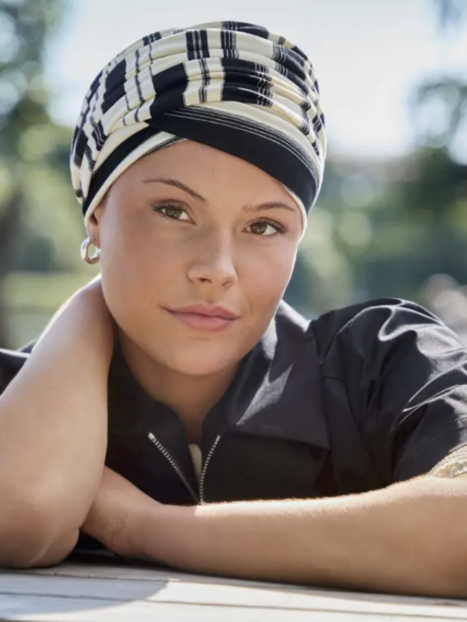 HocElma V Turban | Smokey Stripes