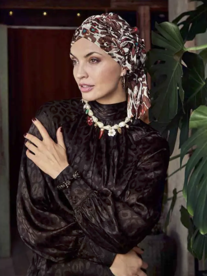 HocJuvela - Boho Turban Set | Tribal Brown