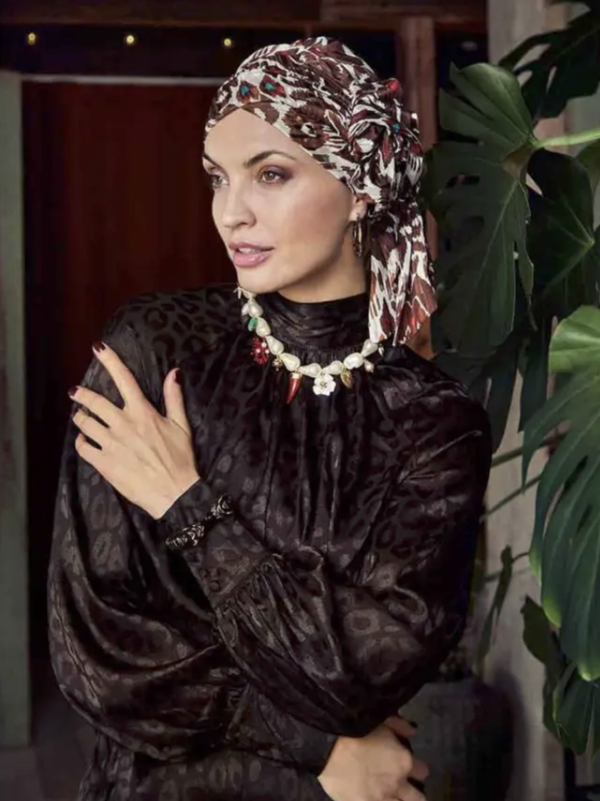 HocJuvela - Boho Turban Set | Tribal Brown
