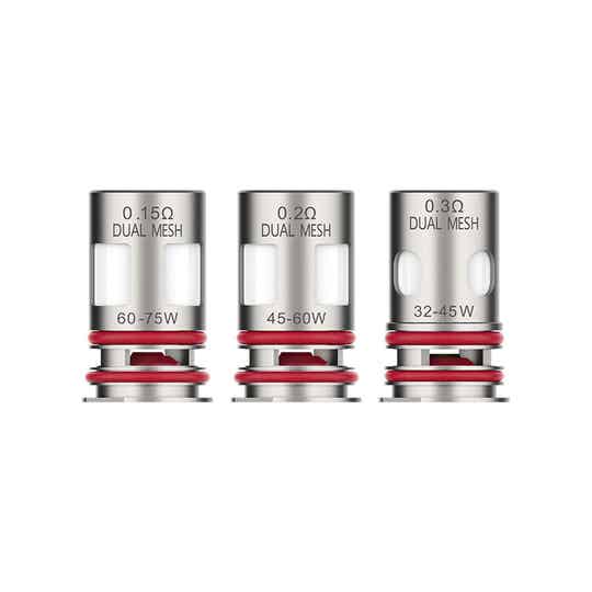 Résistances GTX Dual Mesh (0.15/0.2/0.3) - Vaporesso (pack de 5)