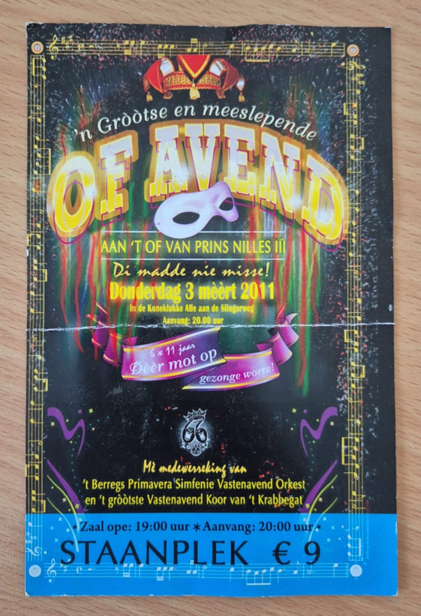 Kaart Of Avend 2011