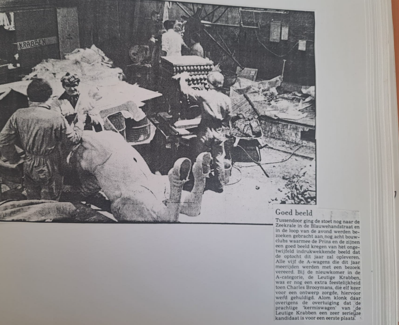 Archief 1982 - Eerste A-wagen van de Leutige Krabben 