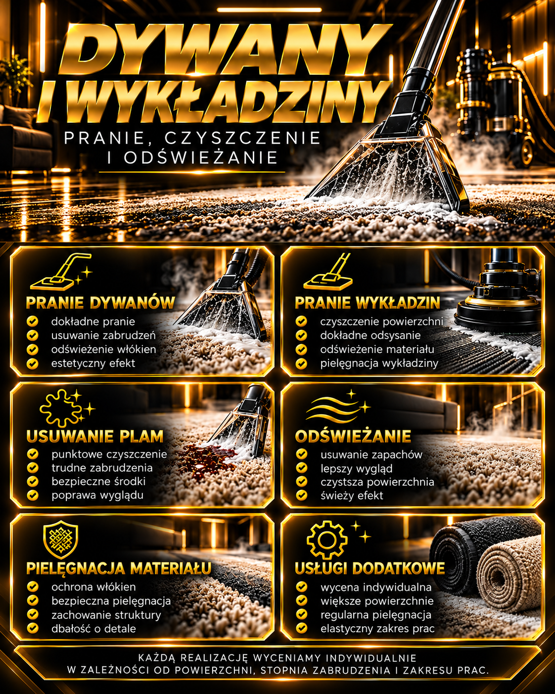 Pranie dywanów i wykładzin Szczecin – A.ST WRAP CARS