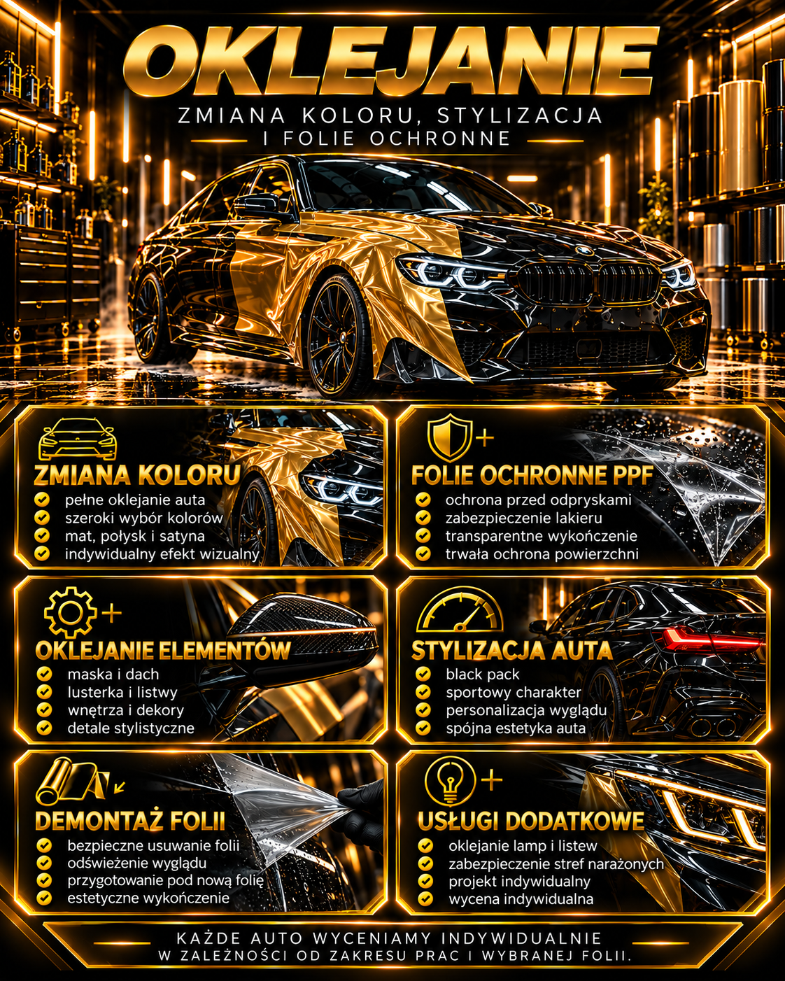 Oklejanie samochodów Szczecin – A.ST WRAP CARS