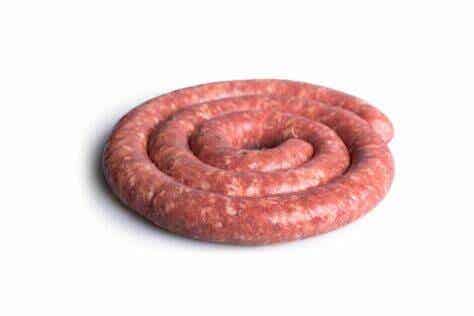 Runder verse worstring per stuk verpakt ca 500gr