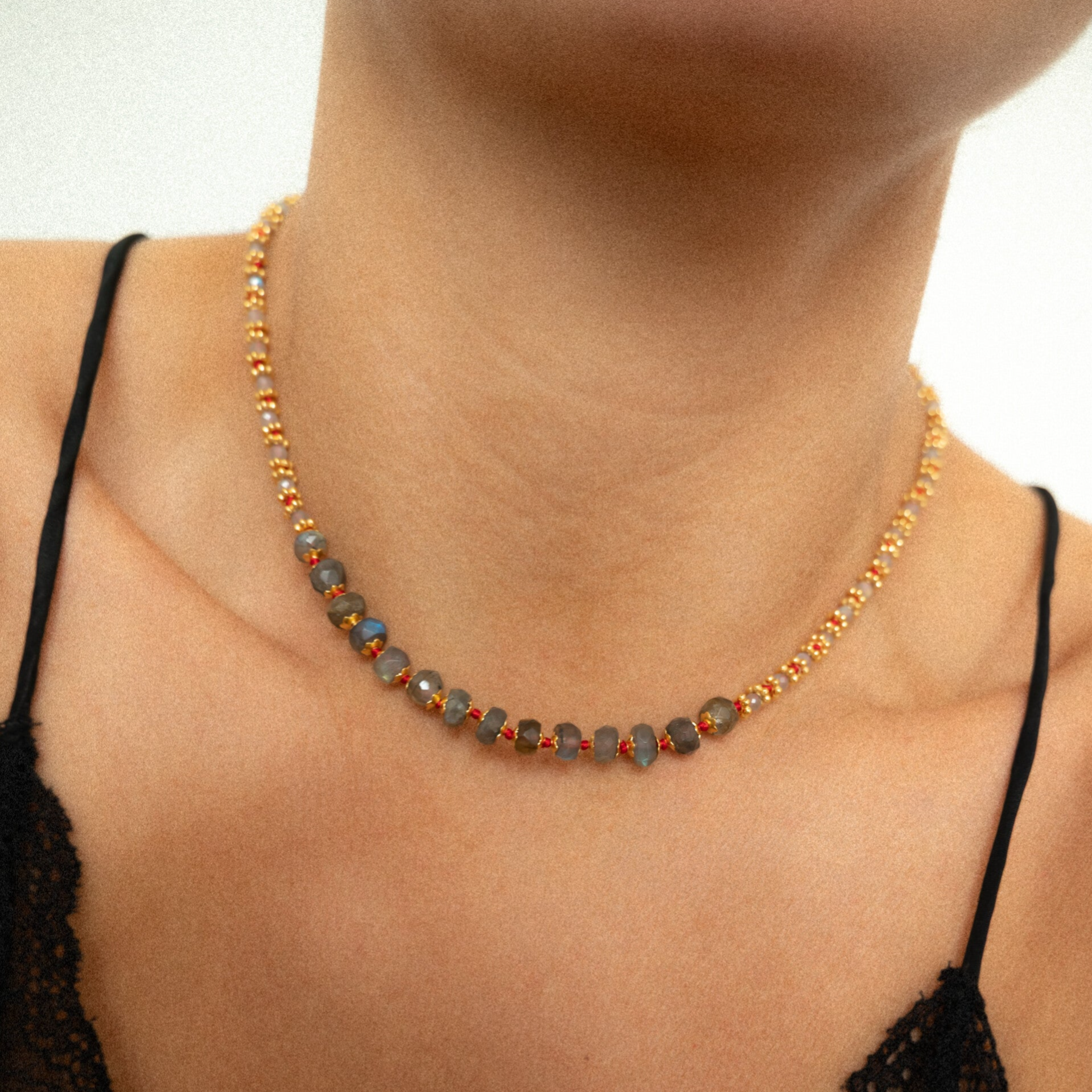 RISHA LABRADORITA necklace