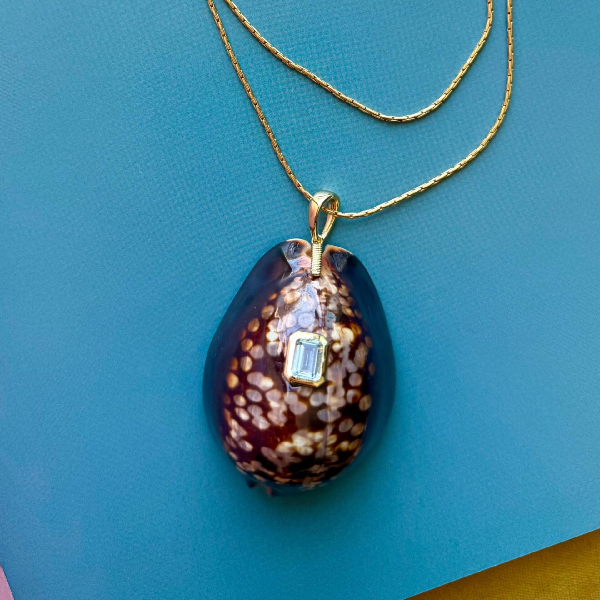 Formentera Brown Shell Pendant