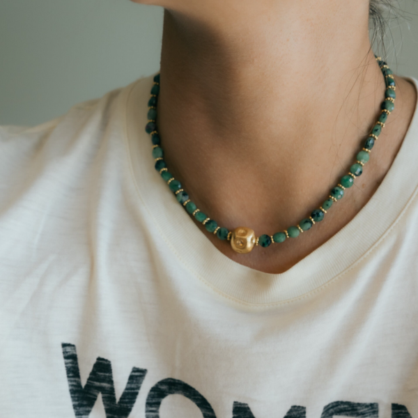 BAPU Ruby Zoisite Necklace