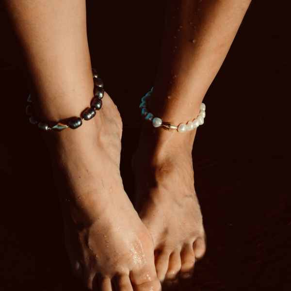 ORISSA PEARLS anklet
