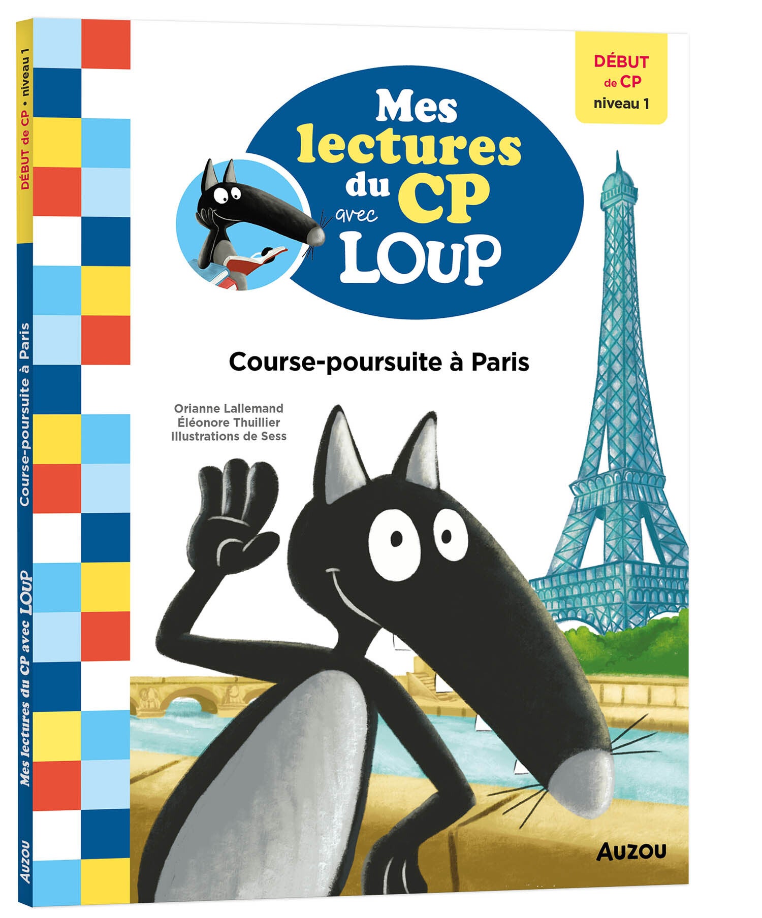 Mes Lectures du CP avec Loup - Course-poursuite à Paris