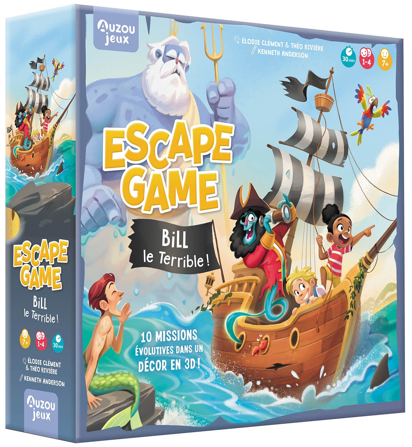 GRAND JEU - ESCAPE GAME - BILL LE TERRIBLE !  - dès 7 ans