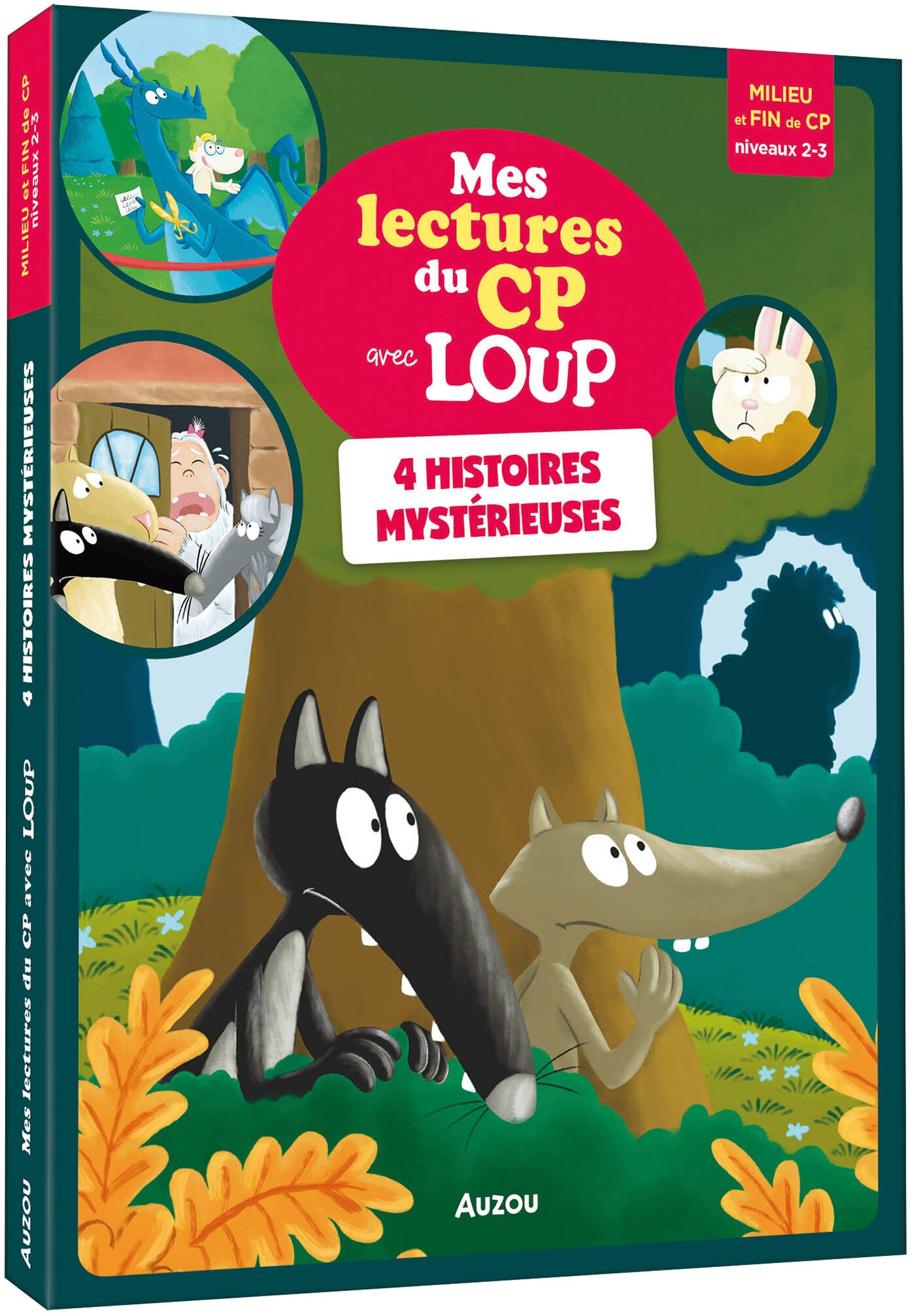 MES LECTURES DU CP AVEC LOUP - QUATRE HISTOIRES MYSTÉRIEUSES AVEC LOUP