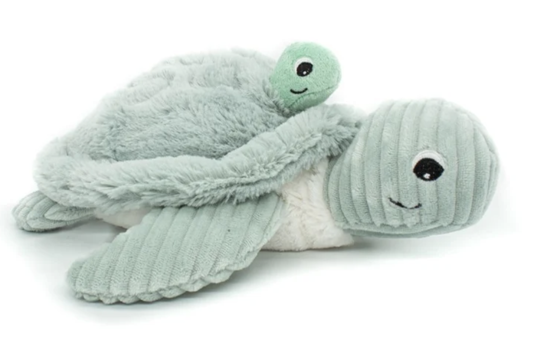 Peluche tortue Sauvenou maman et son bébé menthe - Les Ptipotos