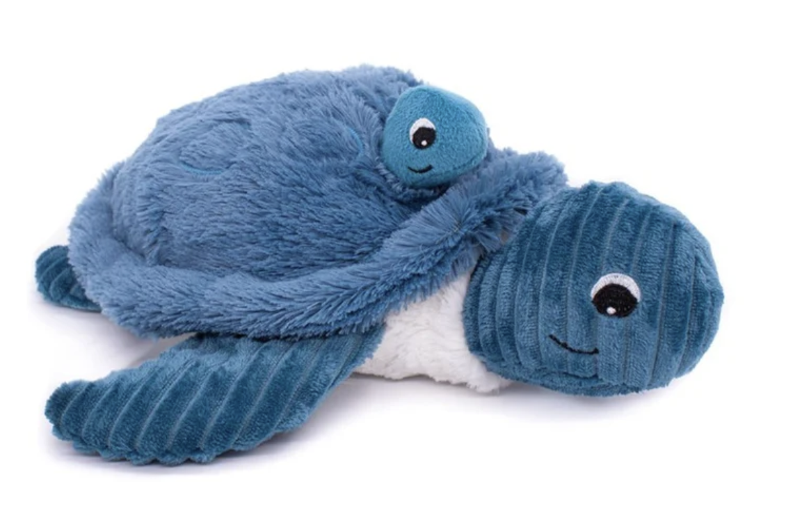 Peluche tortue Sauvenou maman et son bébé bleu - Les Ptipotos