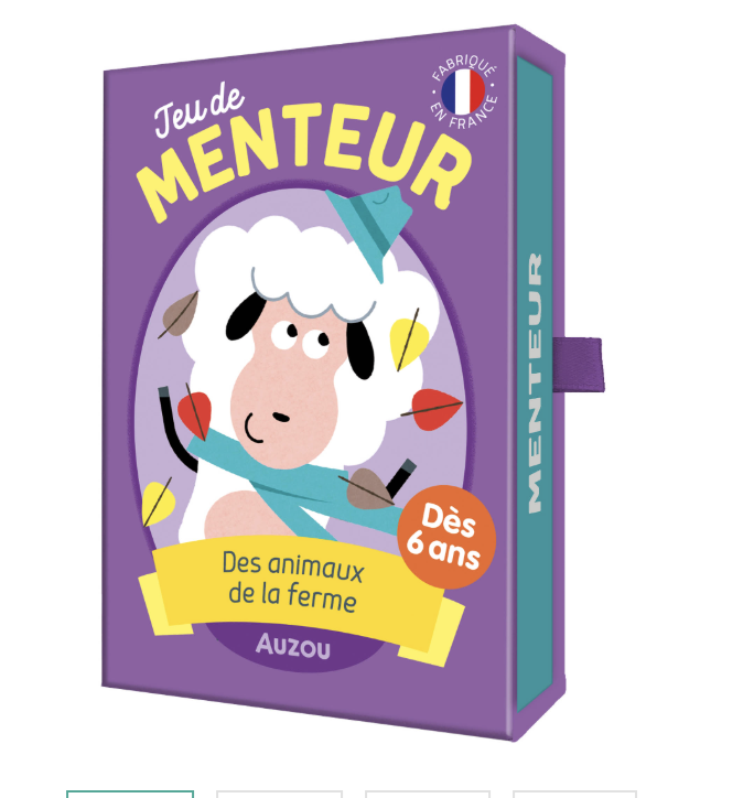 JEU DE CARTES - JEU DE MENTEUR DES ANIMAUX DE LA FERME