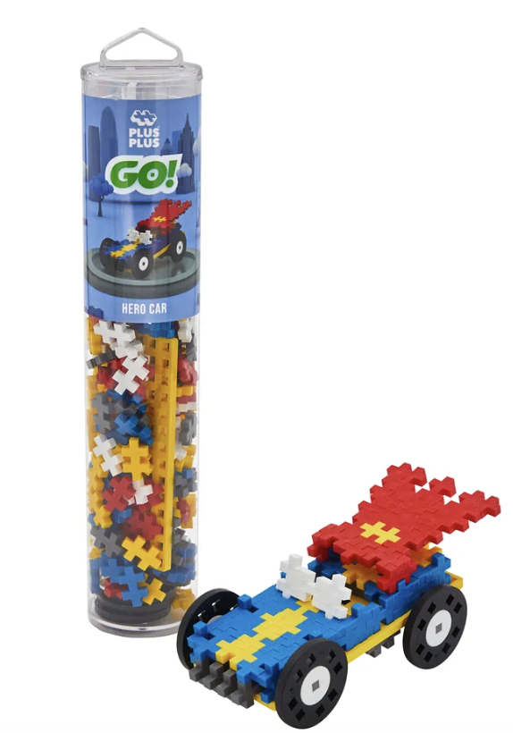 Tube - Voiture super héros - 200 pièces - 5+