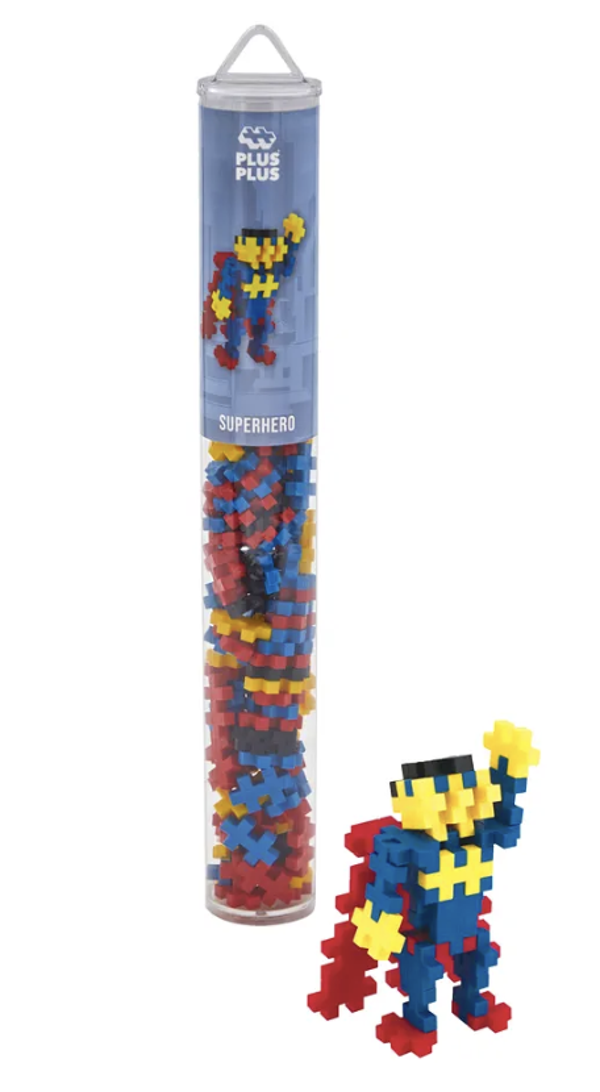 Tube - Super héros - 100 pièces - 5+