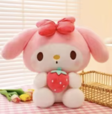 Peluche - Rose Fraise