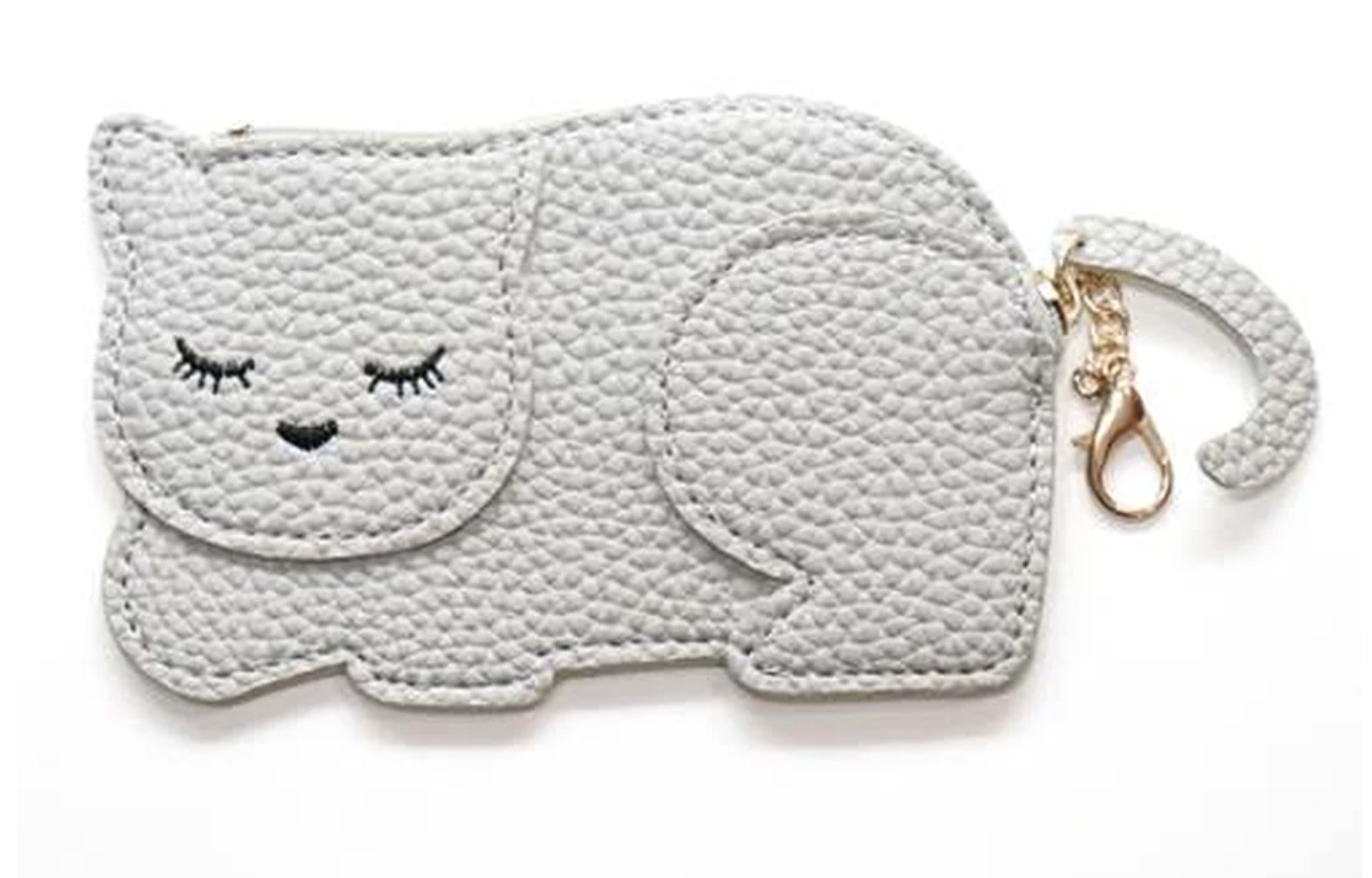 Porte-monnaie Katie chat Gris
