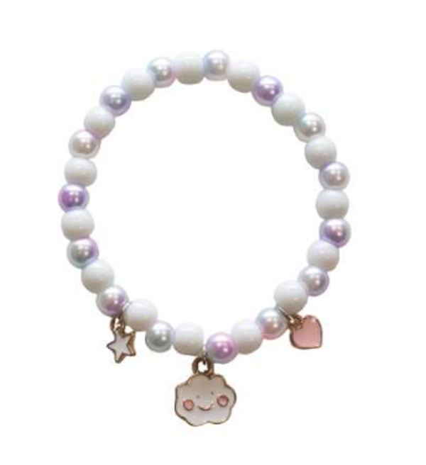 Bracelet perles joli Nuage