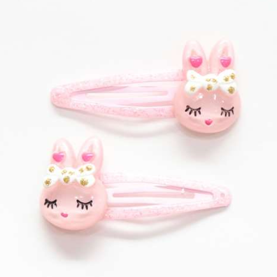 Barrettes fantaisie Bella lapins mignons Duo