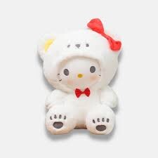 Peluche Kitty - Blanche