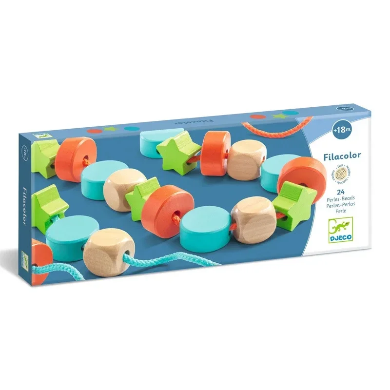 Perles en bois Filacolor - Djeco