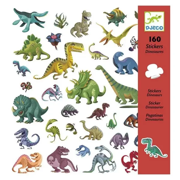 160 Stickers Dinosaures