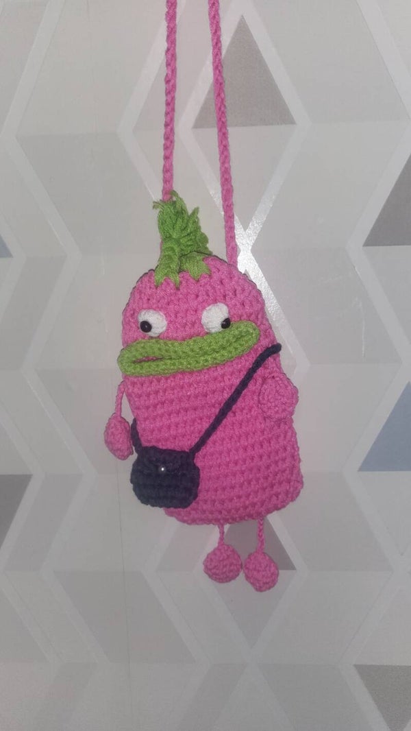 Handytasche Monster Pink
