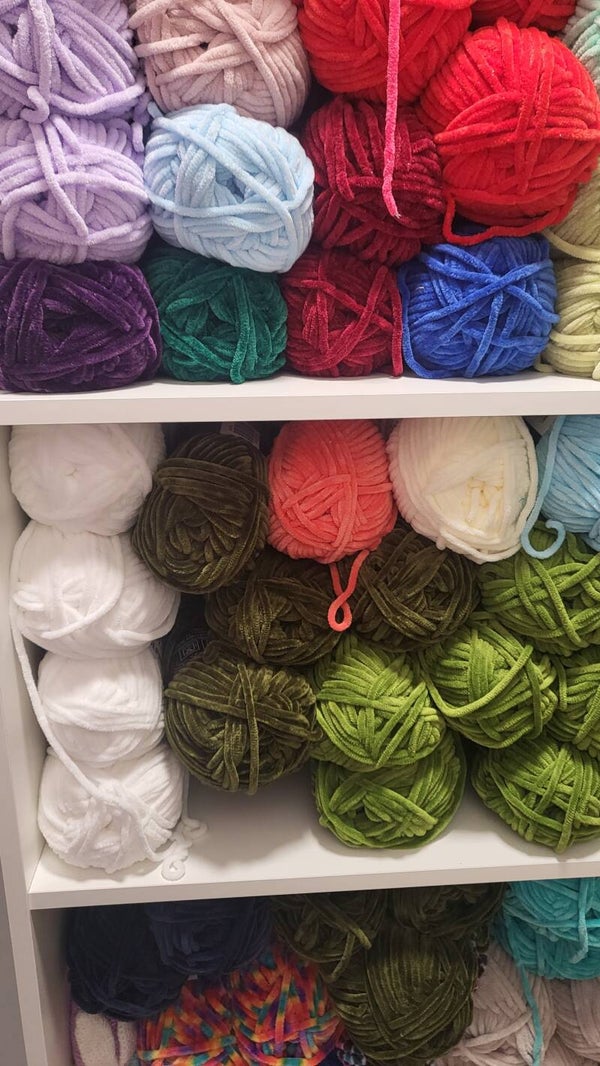 Mystery Tüte Chenille Wolle 5 St a 100gr