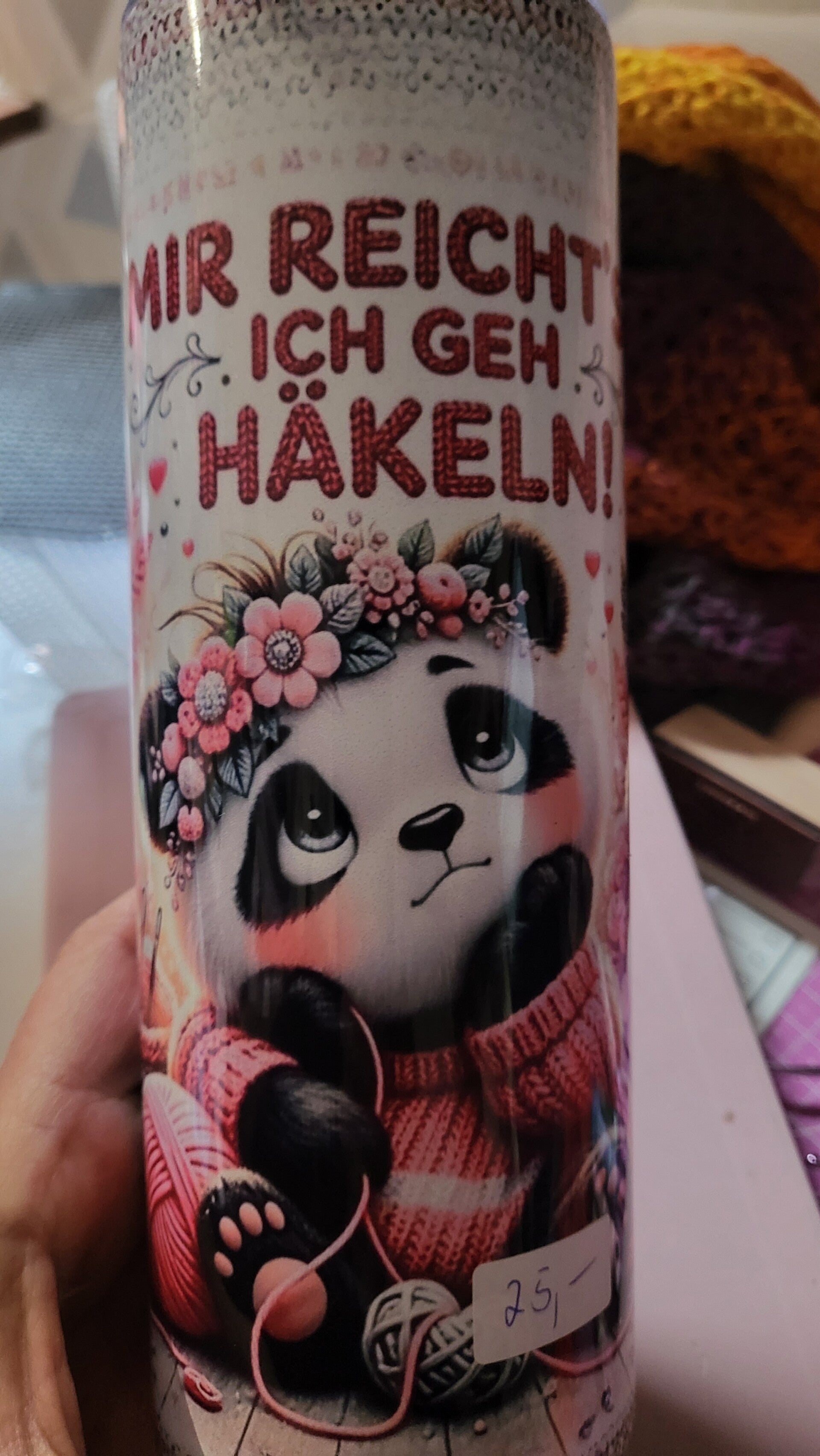 Tumbler Wollzauberhand Limitiertes Designe