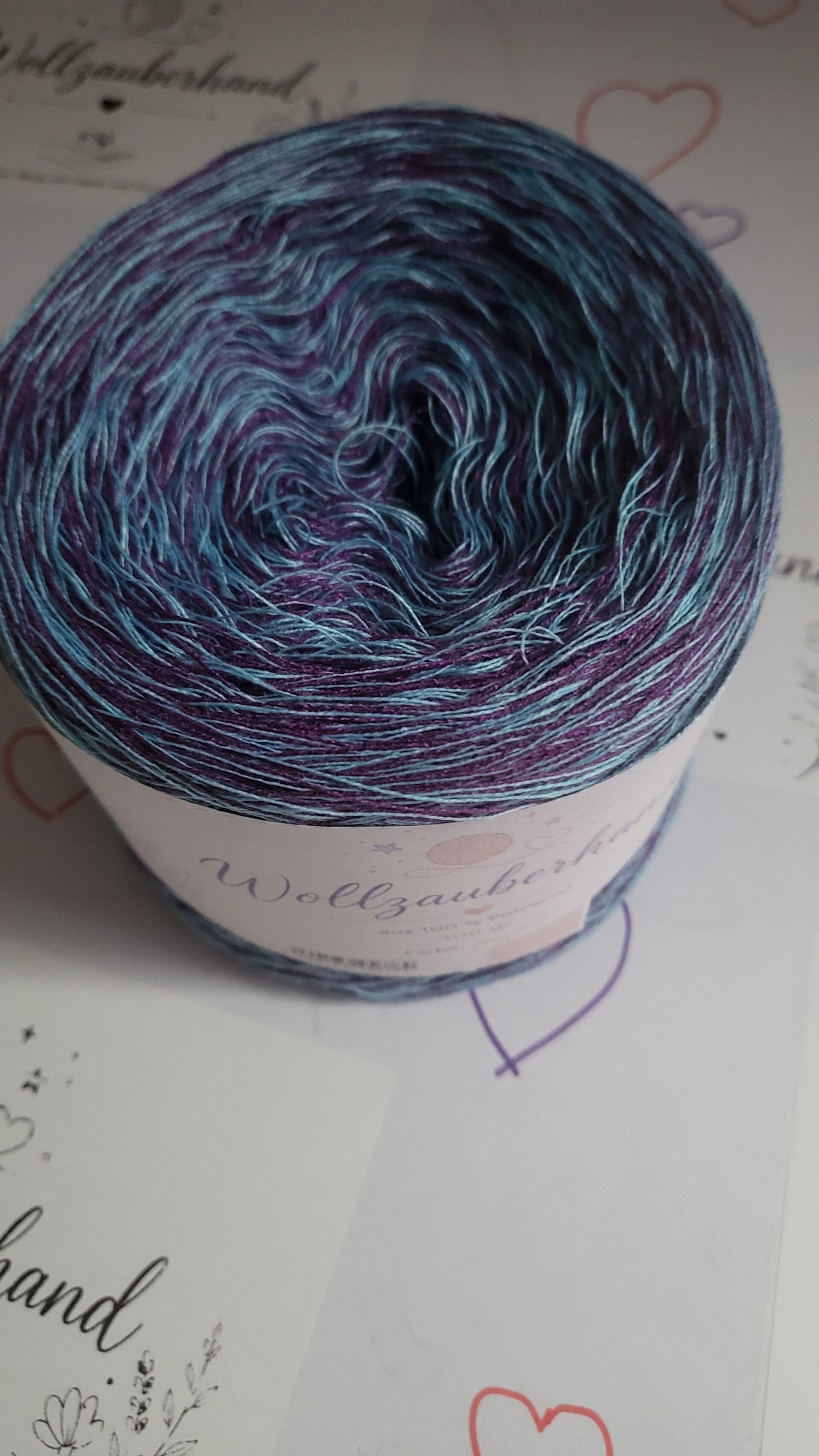 Bobbel Meliert Blau/ Lila