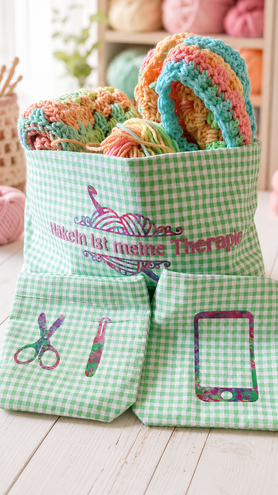 Handmade Häkeltasche 3 set