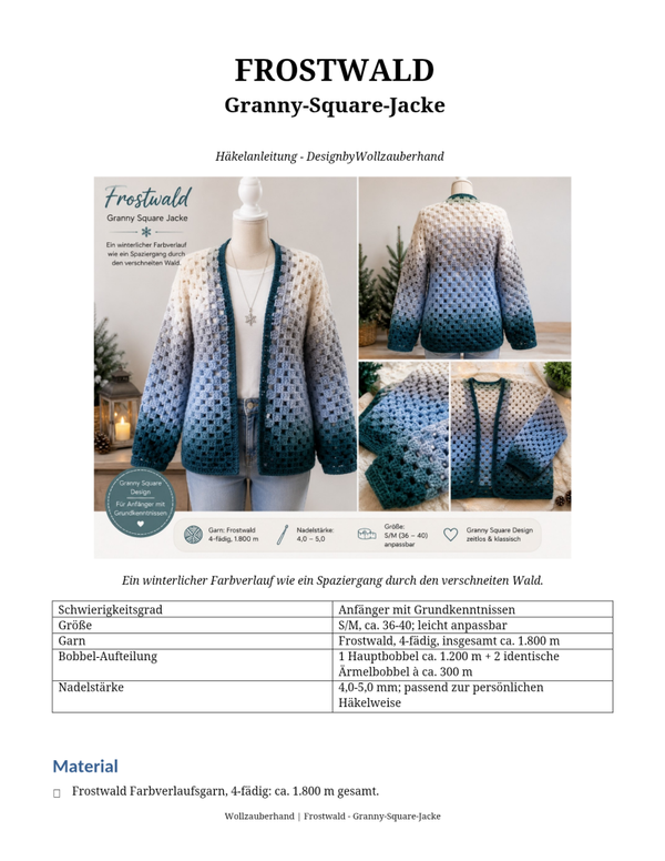 Granny Square Jacke