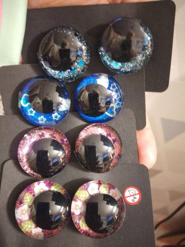 Handmade Augen 300 mm 4 paar Box 4