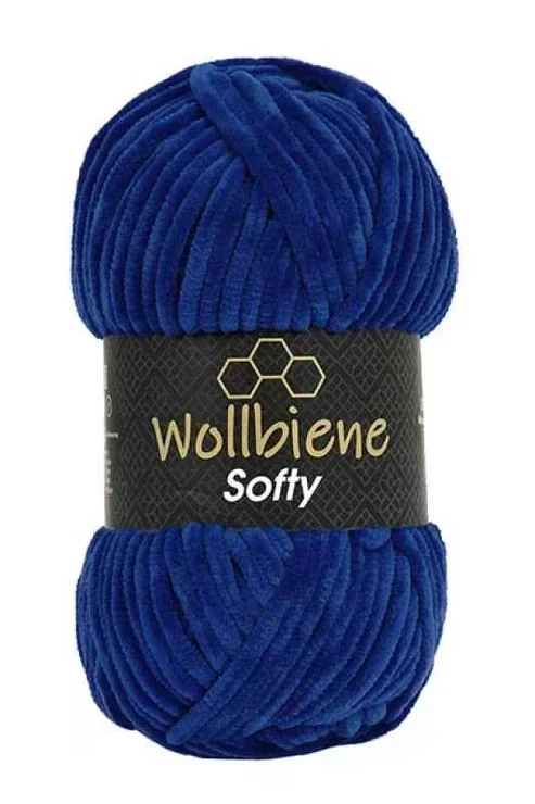 Softy Chenille Dunkelblau