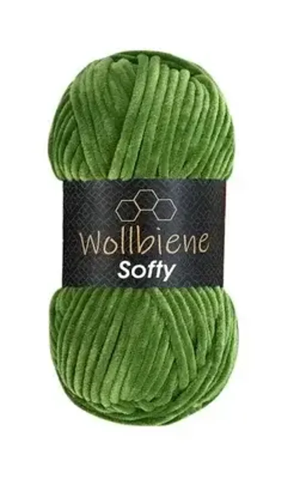 Softy Chenille Froschgrün