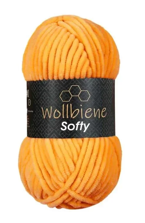 Softy Chenille Hellorange