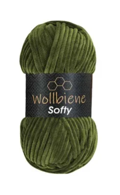 Wollbiene Softy Chenille 100gr. versch. Farben
