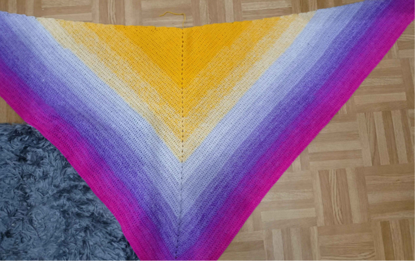 Dreicheckstuch Bubble Alpaca