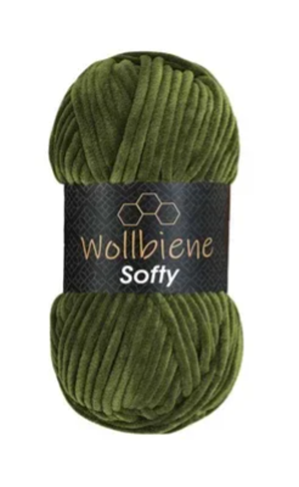 Wollbiene Softy Chenille 100gr. versch. Farben