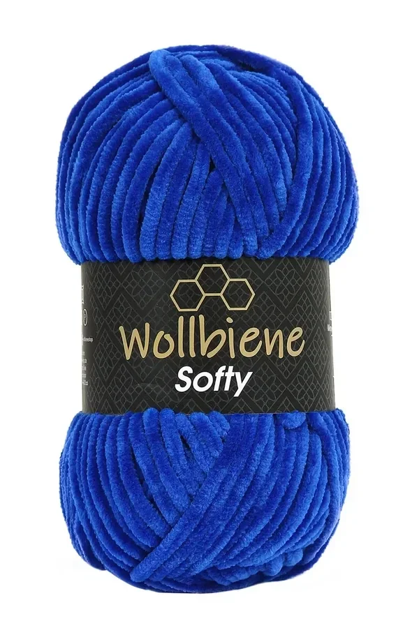 Softy Chenille Königsblau
